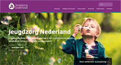 Desktop Screenshot of jeugdzorgnederland.nl