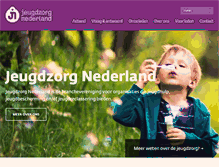 Tablet Screenshot of jeugdzorgnederland.nl